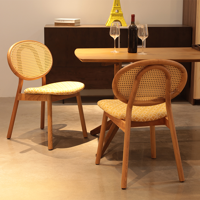 Rattan Back Home Dining Chair Rattan Back Home Dining Chair