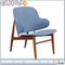 Classic Wood Design Fabric Hotel Chair