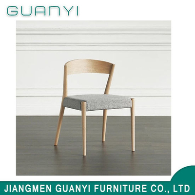 2019 Modern New Arrival Fabric Wooden Hotel Dining Room Chair