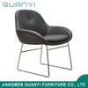 Wholesale Metal Luxury PU Armrest Dining Chair Modern