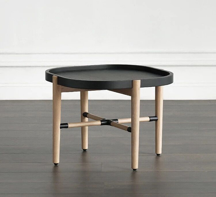 Hot Sale Black Top Modern Coffee Table