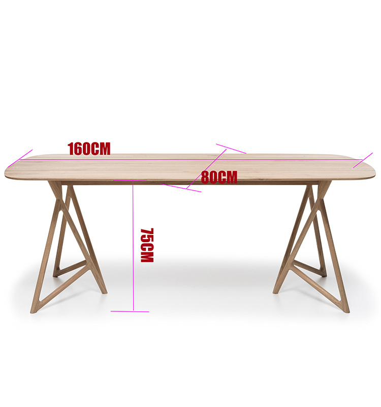 2019 Fashion Rectangle Wooden Dining Sets Restaurant Table