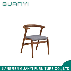 2018 Elegant Simple Soft Seat Hard Back Dining Chair