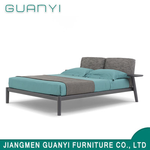 2022 Modern Wooden Hotel Furniture Double Bed