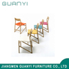 Modern Colorful Simple Design Wooden Restaurant Dining Chair