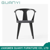 Modern Nordic Fabric Back Arm Dining Chair