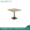 2019 Modern Metal Hotel Wooden Furniture Cafe Table
