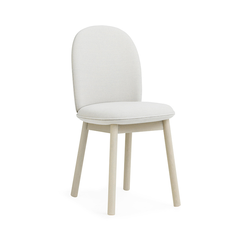 white wooden dining chair