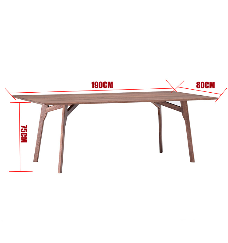 2018 Modern Solid Wood Reataurant Office Meeting Furniture Dining Table
