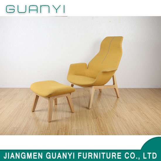 2019 Modern Wooden Furniture Leisure Chair with Stools