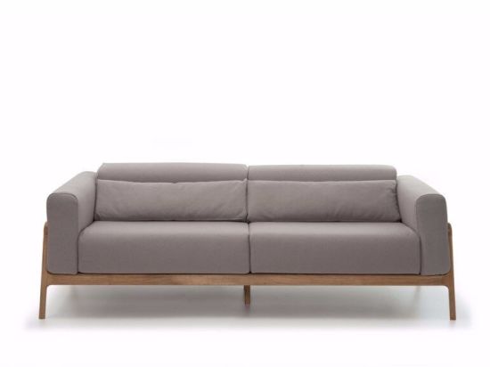 Modern Design Fabric Wooden Leg Living Sofa Home Furniture