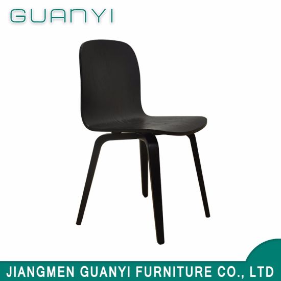 Modern American Style Black Office Meeting Wooden Chair