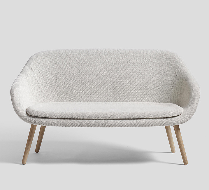 Luxury Simple Design Modern Home Furniture White Fabric Sofa Bedroom Furniture for Sale