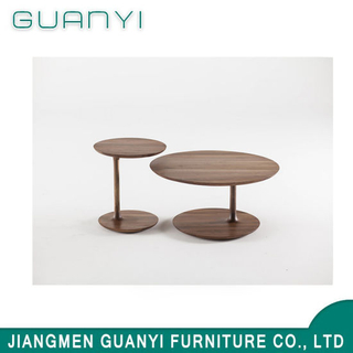 2019 New Fashion Simple Popular Round Wooden Coffee Table