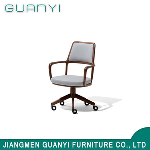 2019 Modern New Wooden with Wheel Office Chair