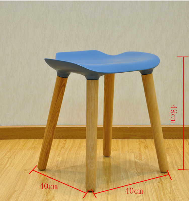 Kids Furniture Cube Plastic Ottoman / Children Waterproof Stool