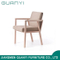 2018 Simply Solid Wood Fabric Foam Seat Armchair Living Furniture