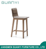 PU Leather Cushioned High Back Chair Counter Bar Stools for Caffee Restaurant