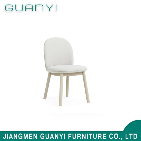 New Arrival Simple Design White Gorgeous Home Hotel Dining Chair