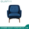 Solid Ash Wood High Back Seat Leisure Chair Fabric Sofa