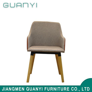 High Quality Fabric Living Room Romantic Wooden Legs Leisure Chair