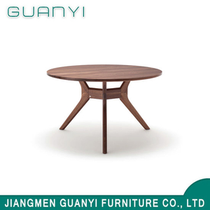 2019 European Round Simply Wooden Dining Sets Restaurant Table