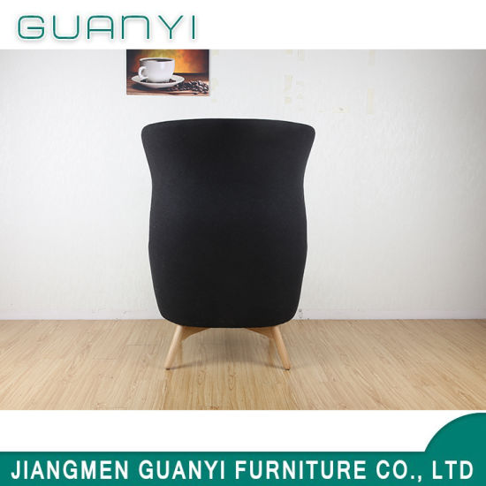 Modern Recliner Leisure Chair / French Black Chair Design