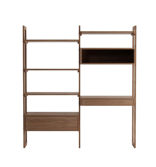 Nordic Design Combine Furniture Soild Wood Bookcase