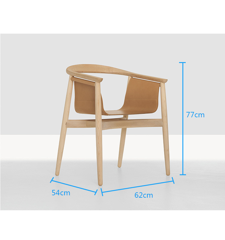 Unique Design America Ash Wood Dining Furniture Restaurant Chair