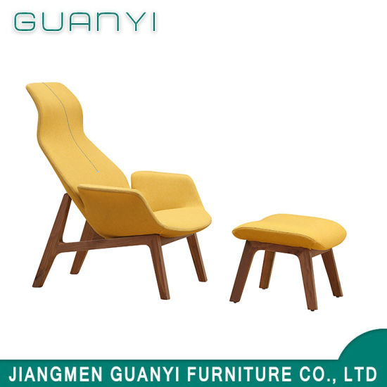 2019 Modern Wooden Furniture Leisure Chair with Stools