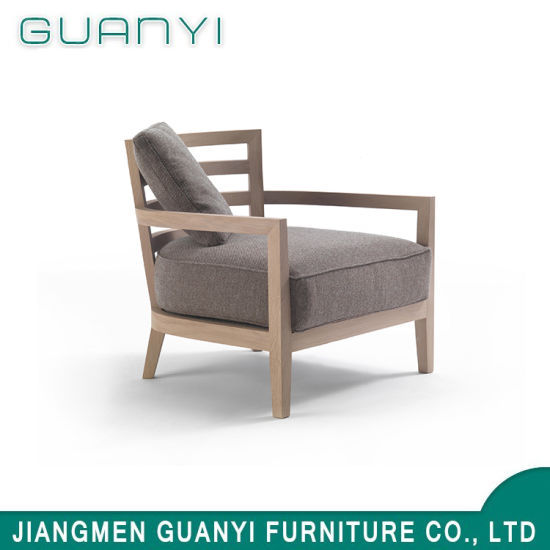 2019 Hot Sale Ash Solid Wooden Frame Armchair