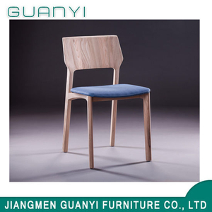 Modern Solid Wood Fabric Furniture Dining Chair