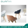 Simple Design Injection Foam Cushion Back Dining Chair