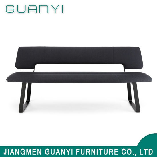 Fashion Design Metal Leg Soft Cushion Furniture Hotel Chair Benches