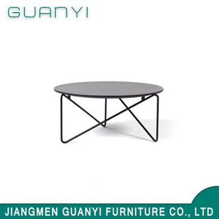 2019 New Arrival Modern Furniture Round Black Coffee Table