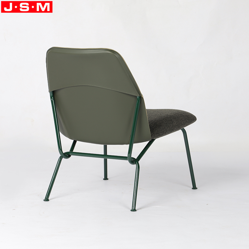 Morden Style Fabric Leisure Chaircushion Seat Arm Chair With Back