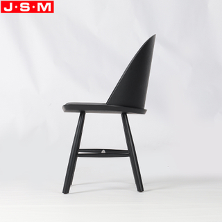 High Quality Simple Style Hotel Indoor Dining Chair Ash Timber Base Dining Chair With Cushion Seat