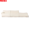 New Product Household Hotel Armrest Sofa Ash Timber Base White Color Sofa For Living Room