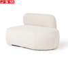 New Arrival Simple Style White Sofa Modern Ash Timber Base Wooden Sofa For Living Room