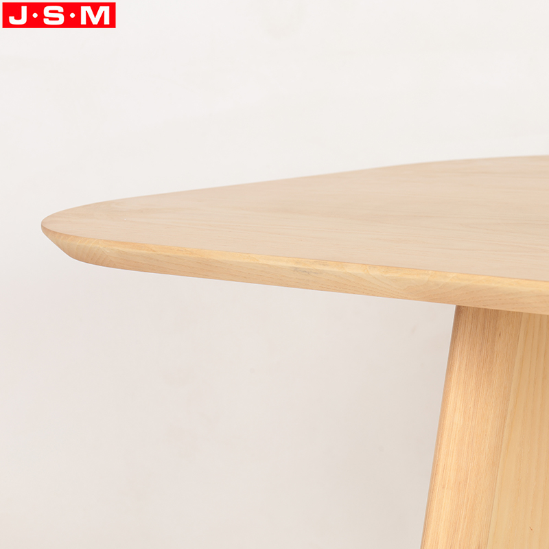 Popular Design Ash Timber Base Table Durable Long Dining Table For Home