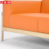 Best Modern Villa Furniture Living Room Leather Modular Seat Soft Sofa For Cafe