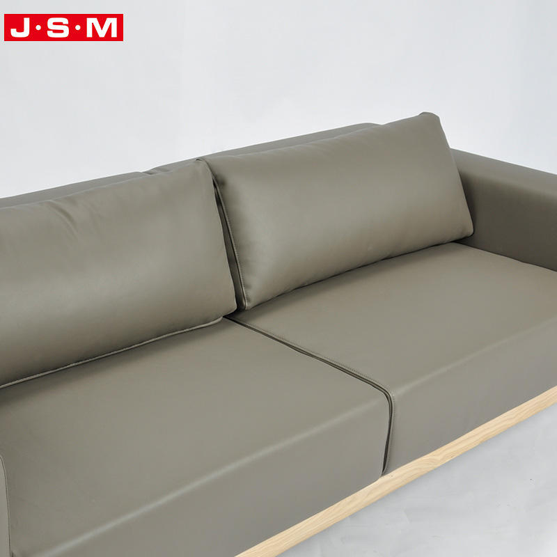 Cheap European Style Furniture Living Room Leather Upholstery Fabrics Sofa Set