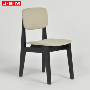 High Quality American Style Long Back Solid Wood Leather Dining Chair