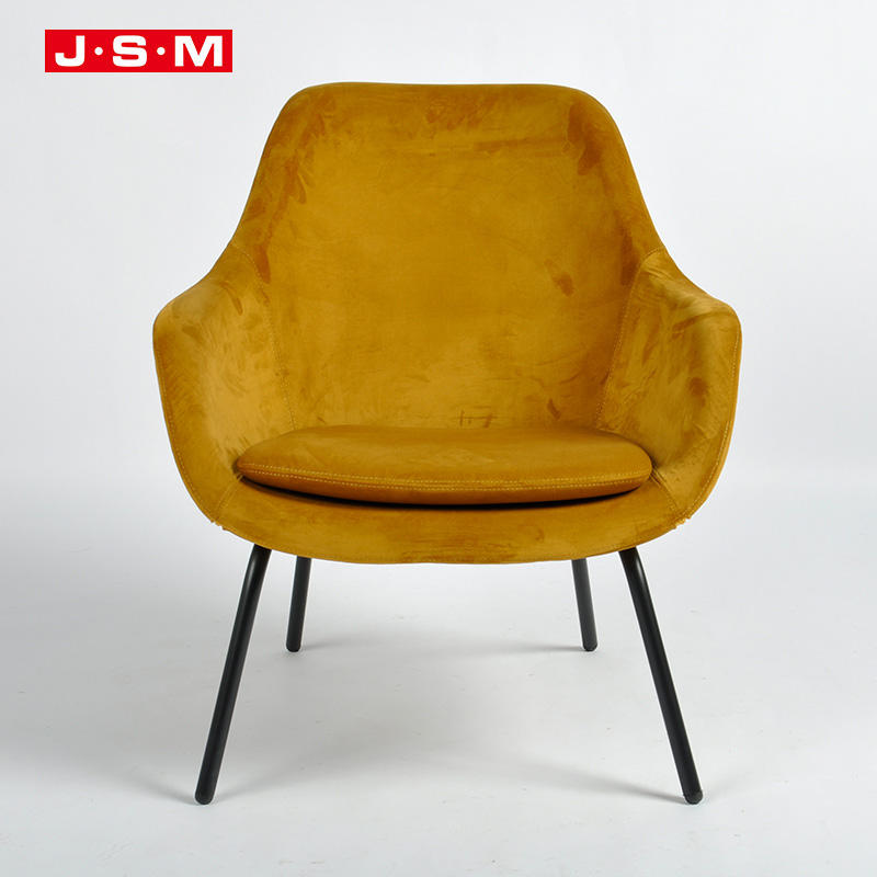 Modern French Conference Room Living Foam Room Single Seater Fabric Cashmere Leisure Chair Armchair
