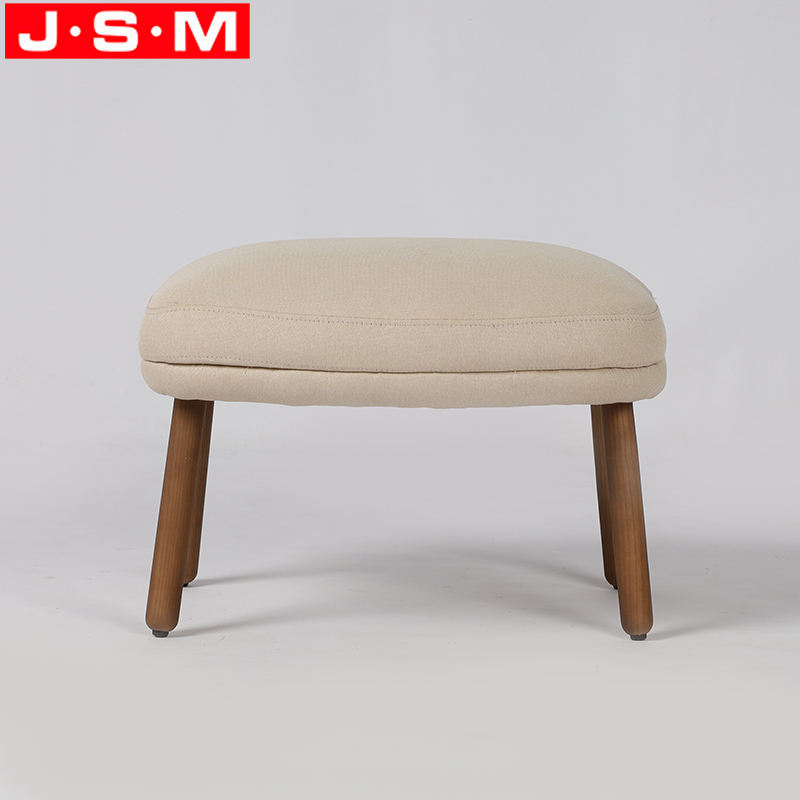 Office Recliner Footstool Ottoman Slipcover Ash Timber Base Bedroom Ottoman