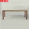 Modern Luxury Rock Slab Table Top Patio Restaurant Ash Timber Base Big Dining Table