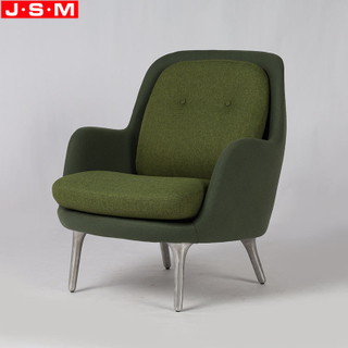 Armchair Italian Design Molded Foam Aluminium Alloy Base Living Room Leisure Chair