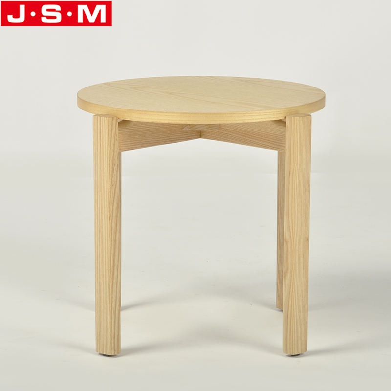 Contemporary Ash Timber Frame Bar Stool Simple Low Bar Stool Without Footrest