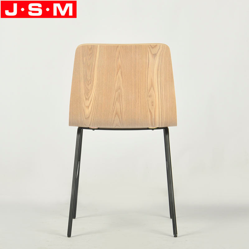 New Modern Wooden Outdoor Restaurant Veneer Seat Chair For Dining Room