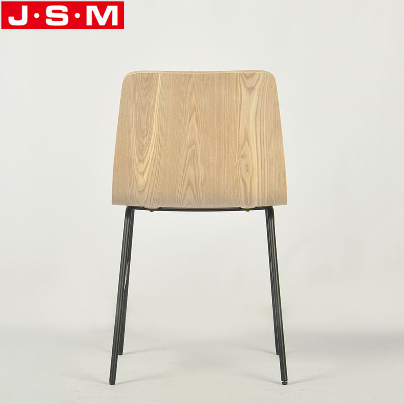 New Modern Wooden Outdoor Restaurant Veneer Seat Chair For Dining Room